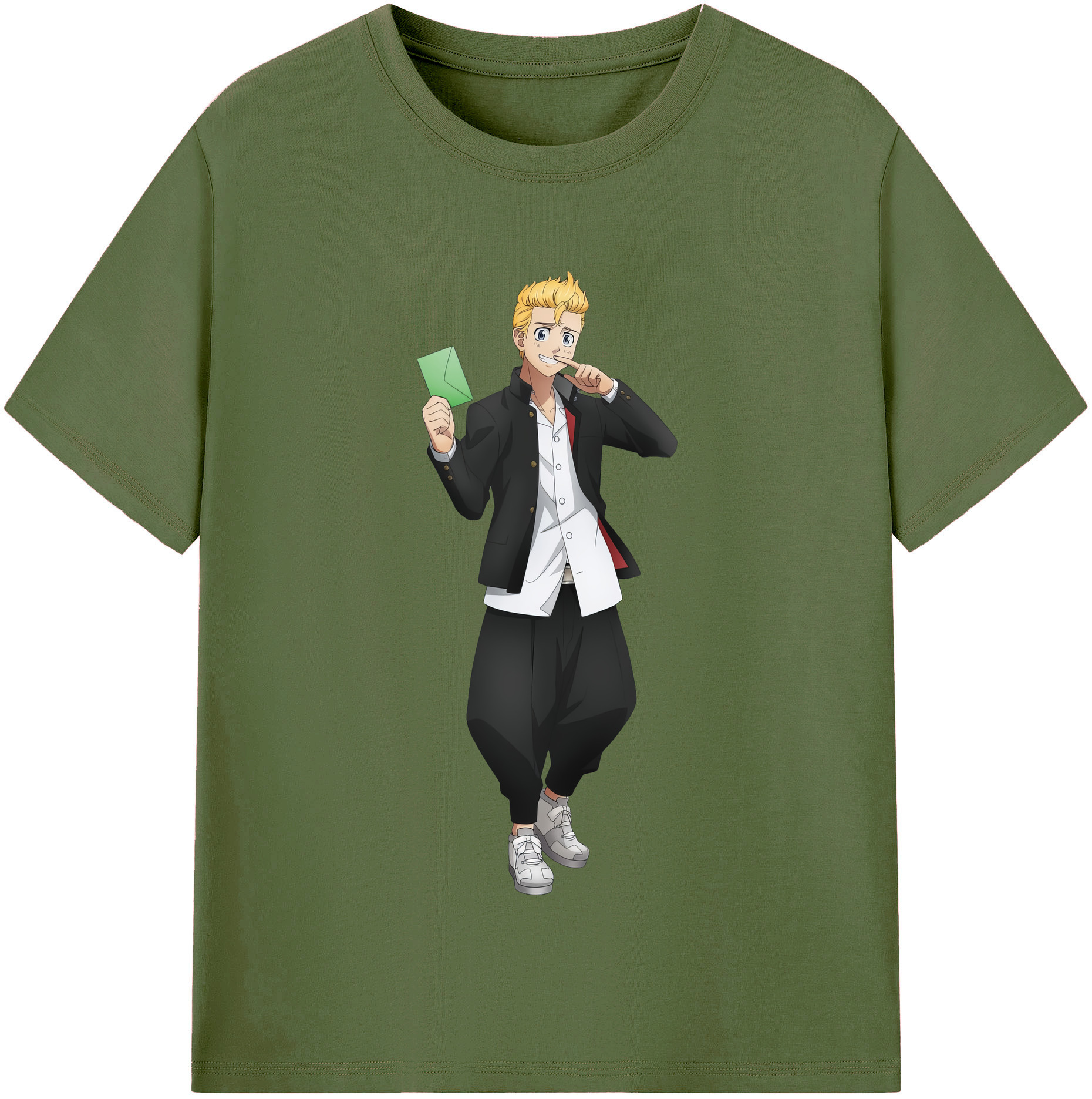 （画像用） 東京リベンジャーズ Tokyo Revengers 綿100％半袖Tシャツ（フロントプリント）